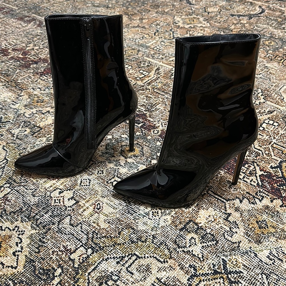 Black Stiletto Booties